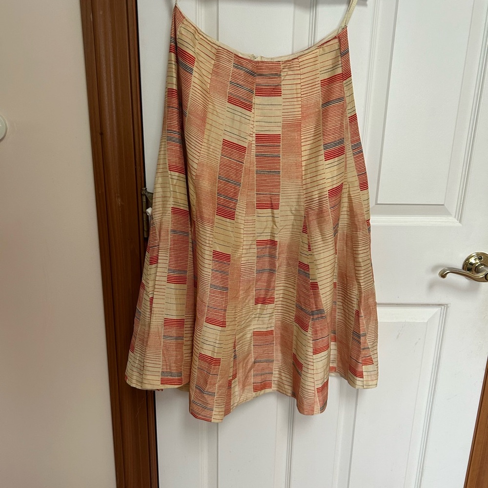 Vintage Silky Swing Skirt Sz S